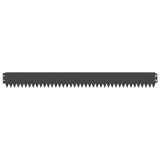 vidaXL Gazonrand 10 pcs 103 x 10 cm Staal Zwart