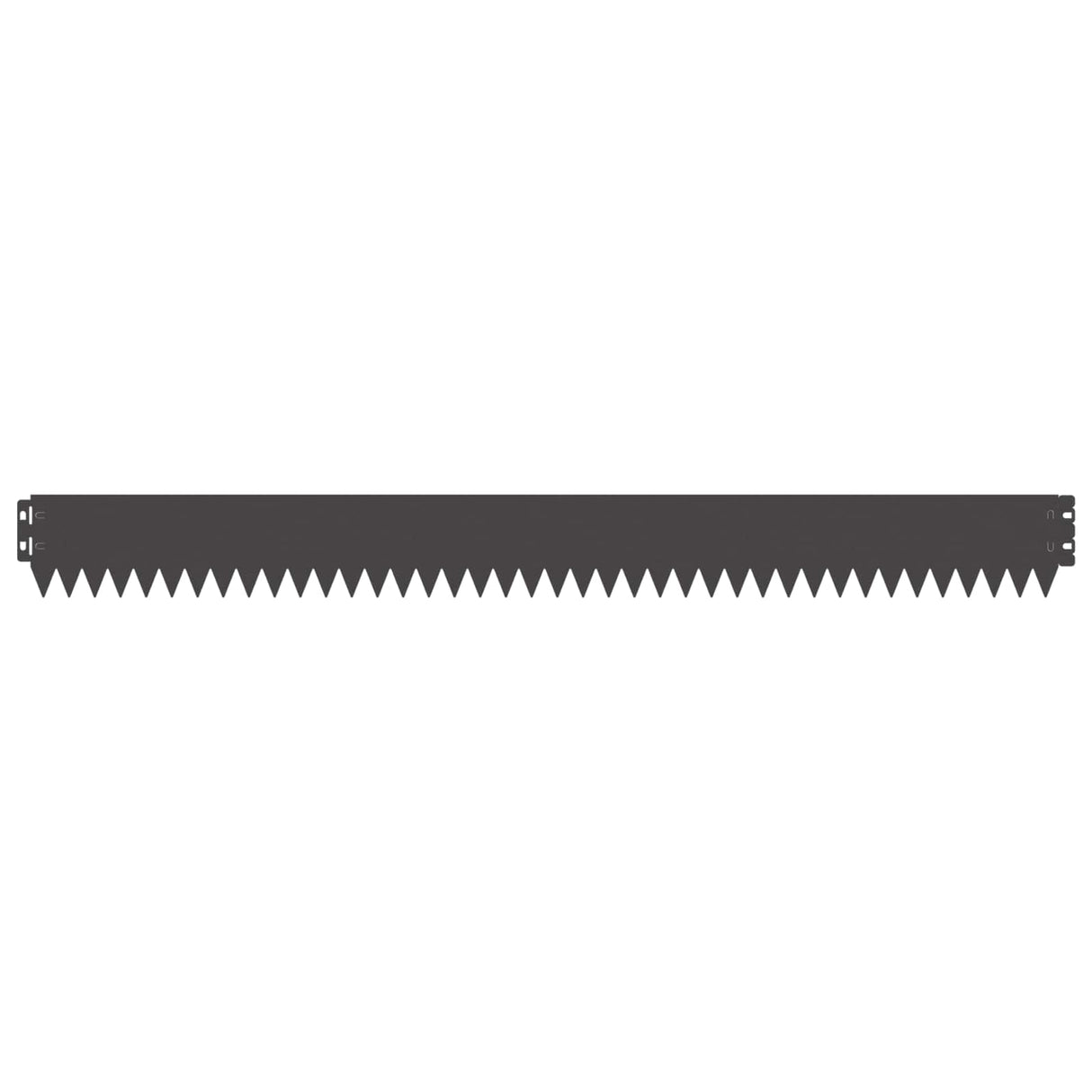vidaXL Gazonrand 10 pcs 103 x 10 cm Staal Zwart