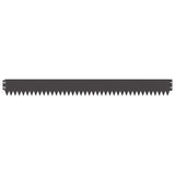 vidaXL Gazonrand 10 pcs 103 x 10 cm Staal Zwart