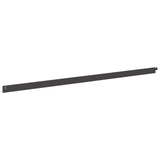 vidaXL Gazonrand 10 pcs 102 x 4 x 4 cm Staal Wit