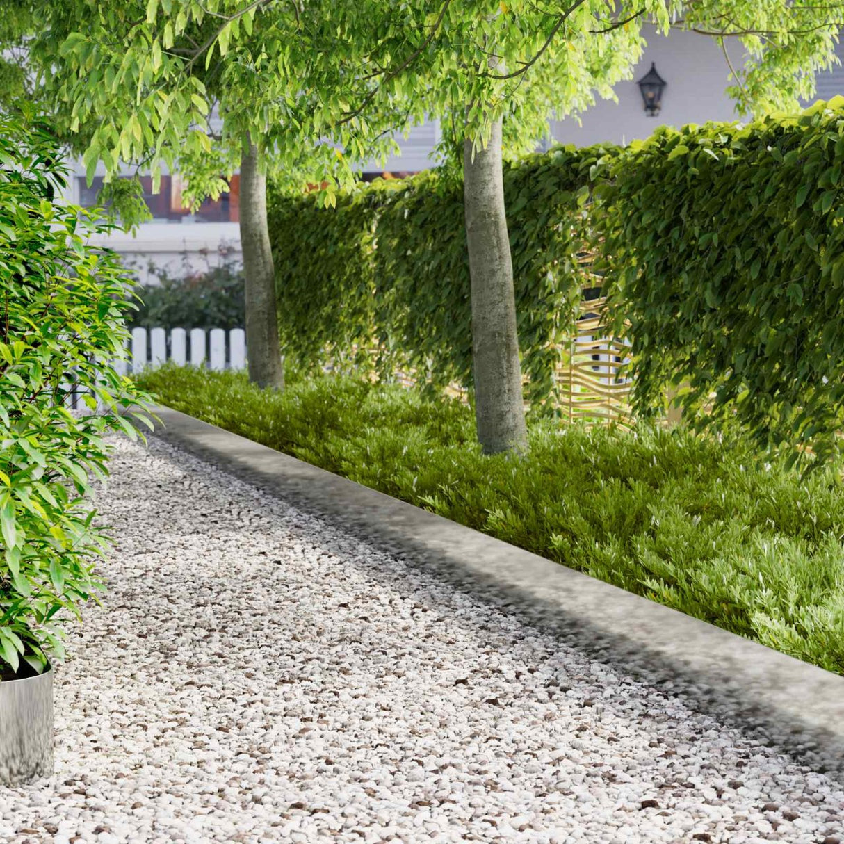 vidaXL Lawn Edging 10 pcs 100 x 12 cm Steel Anthracite