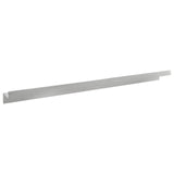 vidaXL Gazonrand 10 pcs 100 x 10 x 8 cm Staal Zilverkleurig