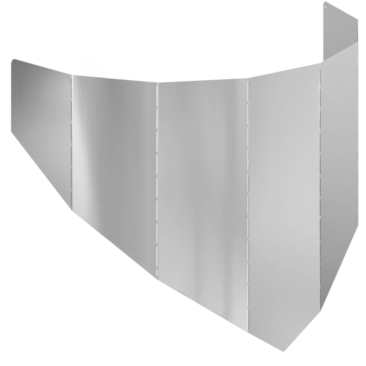 vidaXL Gazonrand 100 x 45 cm Staal Zilverkleurig