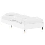 vidaXL Bedframe Wit 80 x 200 cm Bewerkt hout