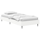 vidaXL Bedframe Wit 80 x 200 cm Bewerkt hout