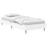 vidaXL Bedframe Wit 80 x 200 cm Bewerkt hout