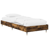 vidaXL Bedframe Wit 80 x 200 cm Bewerkt hout