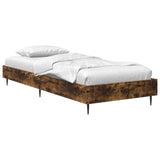 vidaXL Bedframe Wit 80 x 200 cm Bewerkt hout