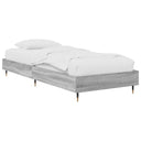 vidaXL Bedframe Wit 80 x 200 cm Bewerkt hout