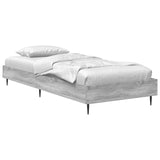 vidaXL Bedframe Wit 80 x 200 cm Bewerkt hout