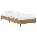 vidaXL Bedframe Wit 80 x 200 cm Bewerkt hout
