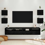 vidaXL TV Kast Oudhout 30,5 x 30 x 30 cm Bewerkt hout