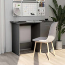 vidaXL Bureau 100x50x76 cm bewerkt hout wit