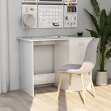 vidaXL Bureau 100x50x76 cm bewerkt hout wit