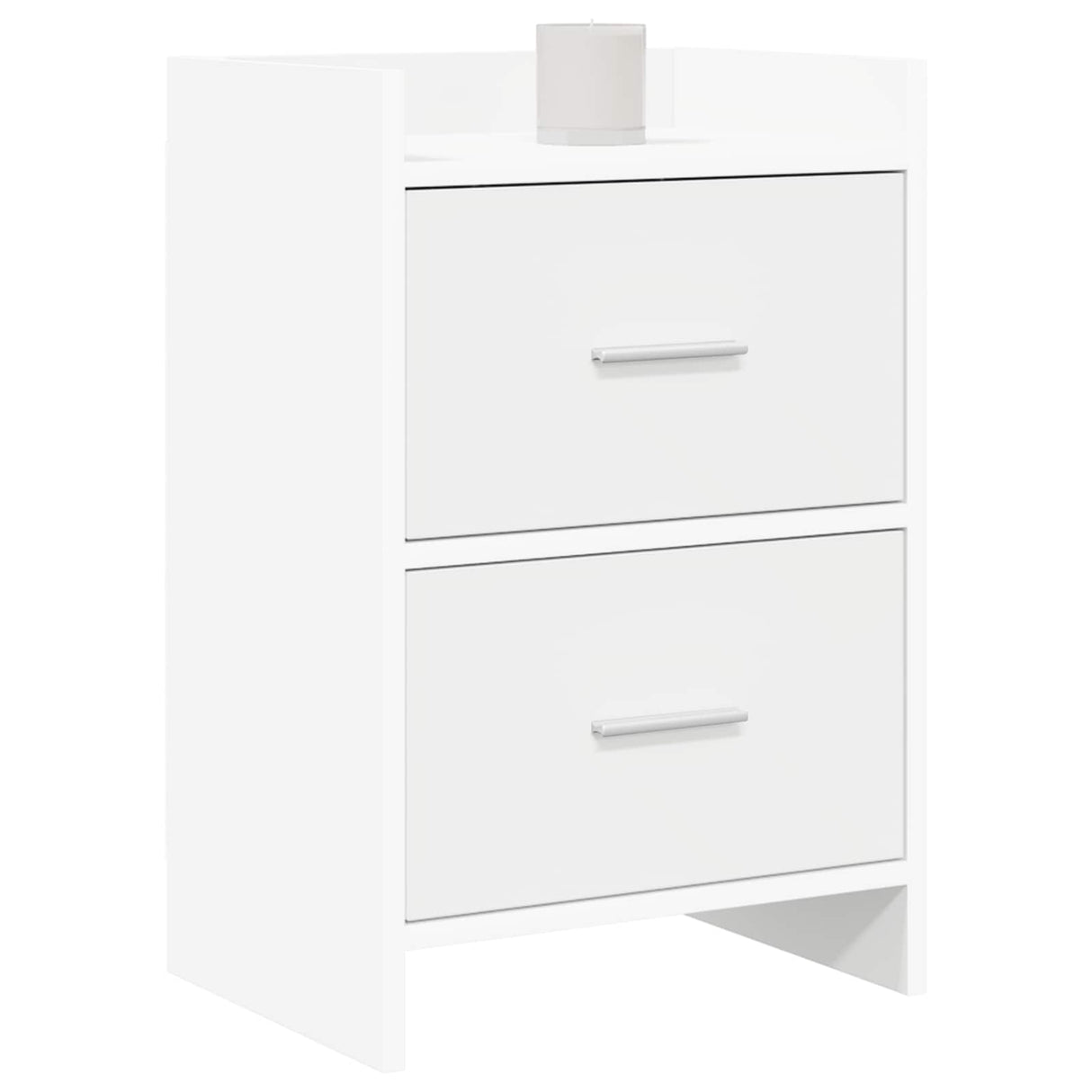 vidaXL Nachttafels Wit 40 x 30 x 60 cm Bewerkt hout