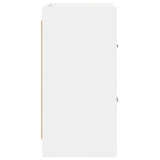 vidaXL Nachttafels Wit 40 x 30 x 60 cm Bewerkt hout
