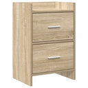vidaXL Nachttafels Wit 40 x 30 x 60 cm Bewerkt hout