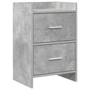 vidaXL Nachttafels Wit 40 x 30 x 60 cm Bewerkt hout