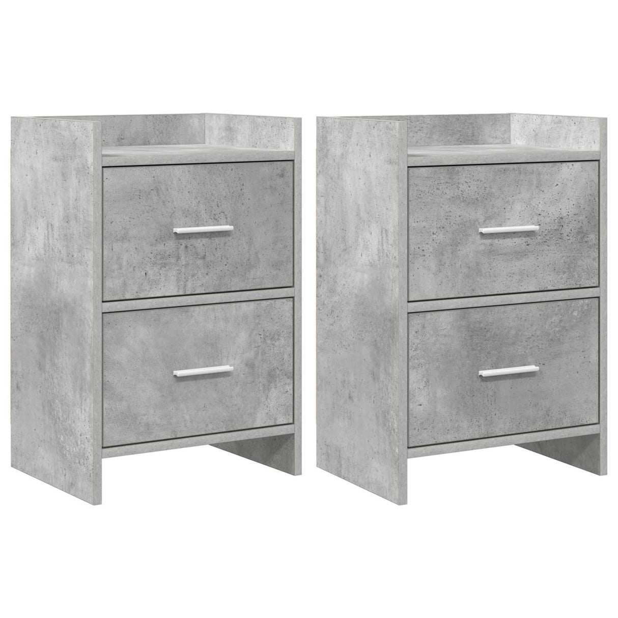 vidaXL Nachttafels Wit 40 x 30 x 60 cm Bewerkt hout