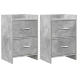 vidaXL Nachttafels Wit 40 x 30 x 60 cm Bewerkt hout