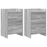 vidaXL Nachttafels Wit 40 x 30 x 60 cm Bewerkt hout