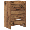 vidaXL Nachttafels Wit 40 x 30 x 60 cm Bewerkt hout