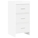 vidaXL Dressoir Wit 40 x 36 x 80 cm Bewerkt hout