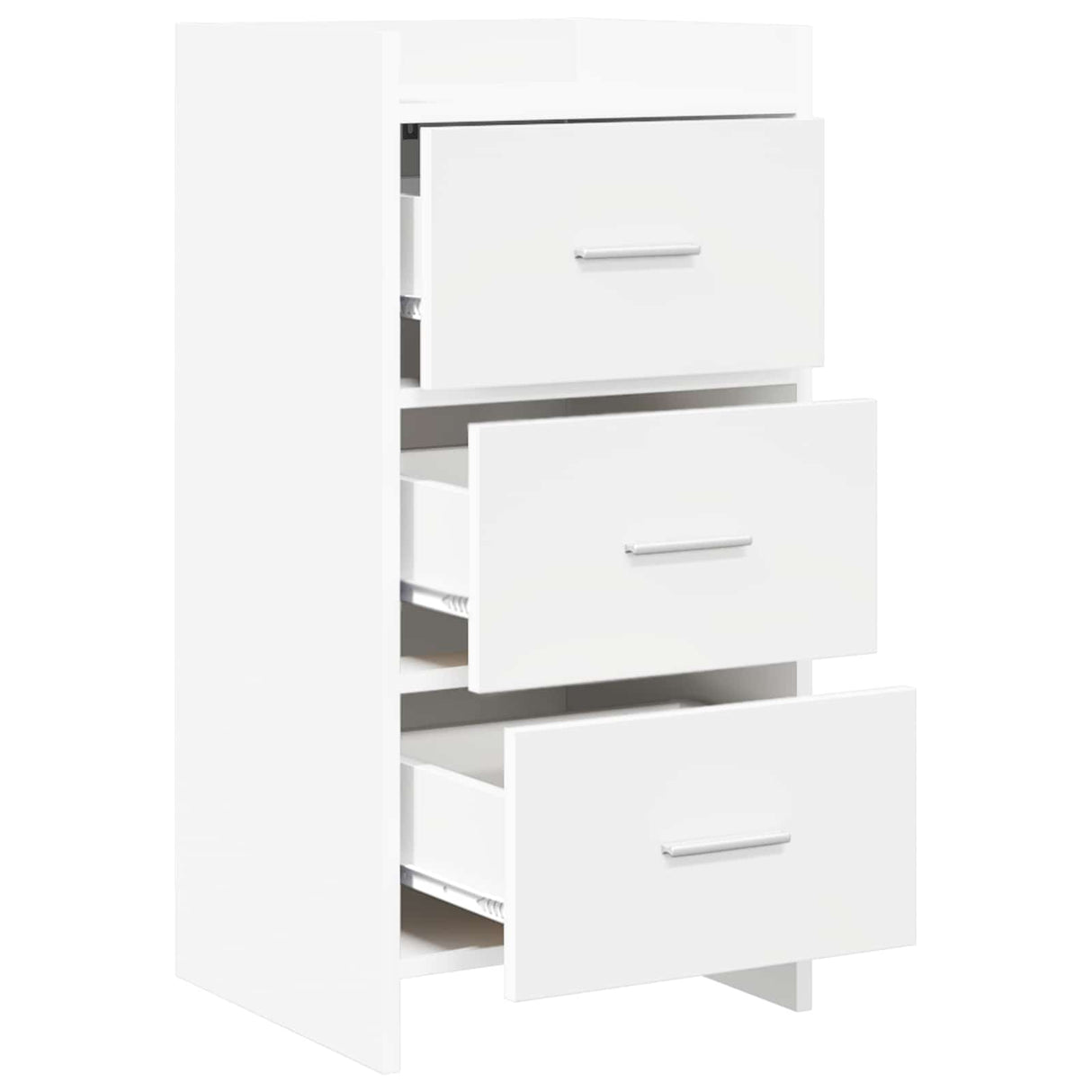 vidaXL Dressoir Wit 40 x 36 x 80 cm Bewerkt hout