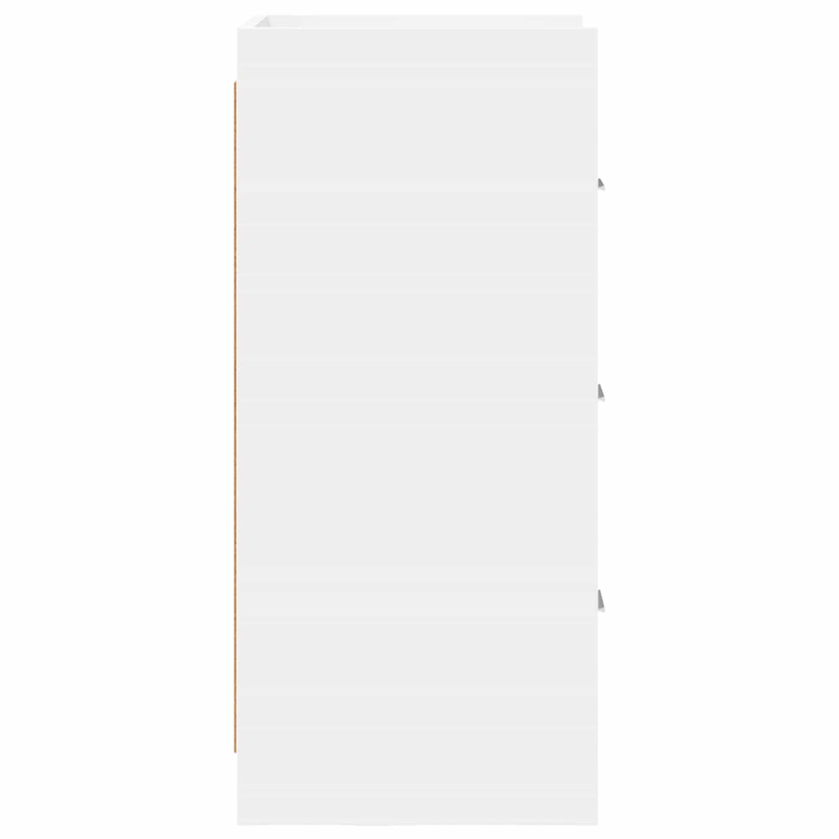 vidaXL Dressoir Wit 40 x 36 x 80 cm Bewerkt hout