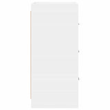 vidaXL Dressoir Wit 40 x 36 x 80 cm Bewerkt hout