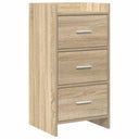 vidaXL Dressoir Wit 40 x 36 x 80 cm Bewerkt hout
