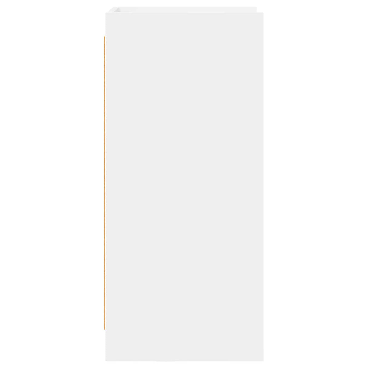 vidaXL Dressoir Wit 40 x 36 x 80 cm Bewerkt hout