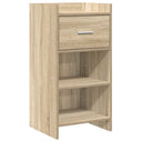 vidaXL Dressoir Wit 40 x 36 x 80 cm Bewerkt hout