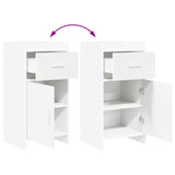 vidaXL Dressoir Wit 40 x 36 x 80 cm Bewerkt hout