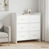 vidaXL Dressoir Wit 75 x 33 x 80 cm Bewerkt hout