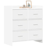 vidaXL Dressoir Wit 75 x 33 x 80 cm Bewerkt hout