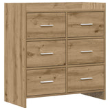 vidaXL Dressoir Wit 75 x 33 x 80 cm Bewerkt hout