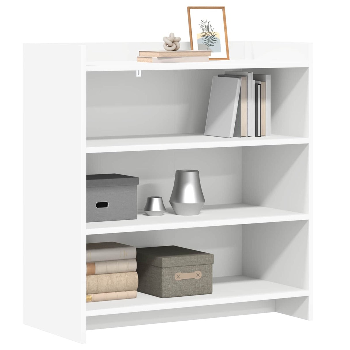 vidaXL Dressoir Wit 75 x 36 x 80 cm Bewerkt hout