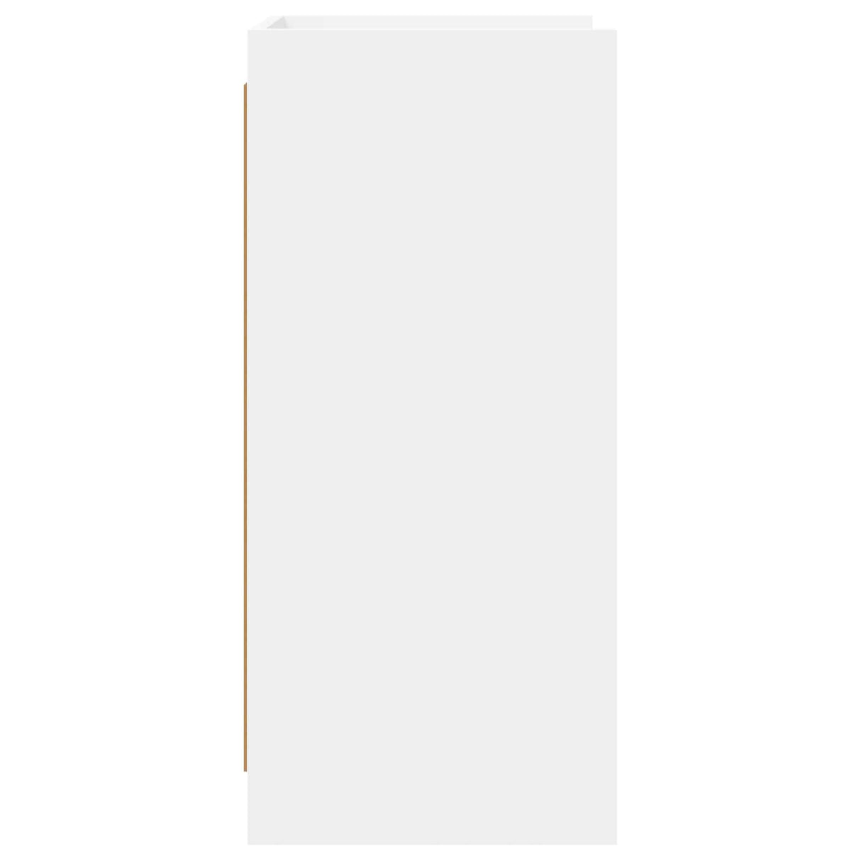 vidaXL Dressoir Wit 75 x 36 x 80 cm Bewerkt hout