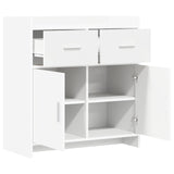 vidaXL Dressoir Wit 75 x 36 x 80 cm Bewerkt hout