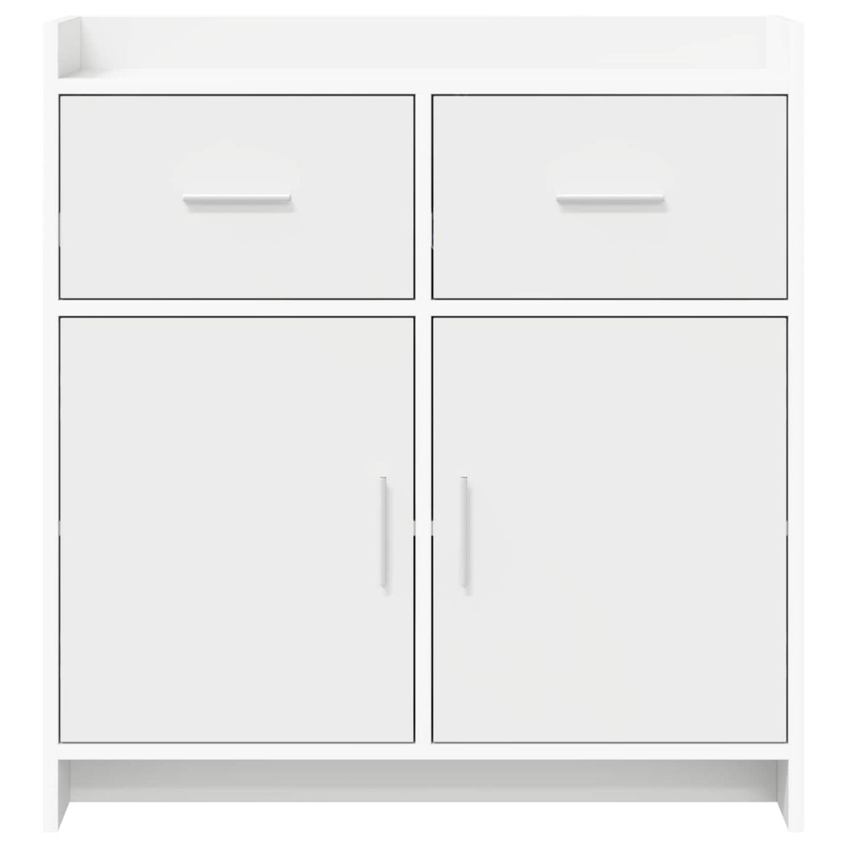vidaXL Dressoir Wit 75 x 36 x 80 cm Bewerkt hout