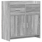 vidaXL Dressoir Wit 75 x 36 x 80 cm Bewerkt hout
