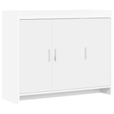 vidaXL Dressoir Wit 98,5 x 33 x 80 cm Bewerkt hout