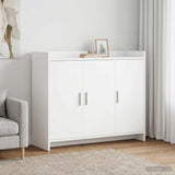 vidaXL Dressoir Wit 98,5 x 33 x 80 cm Bewerkt hout