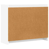 vidaXL Dressoir Wit 98,5 x 33 x 80 cm Bewerkt hout