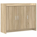 vidaXL Dressoir Wit 98,5 x 33 x 80 cm Bewerkt hout