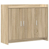 vidaXL Dressoir Wit 98,5 x 33 x 80 cm Bewerkt hout