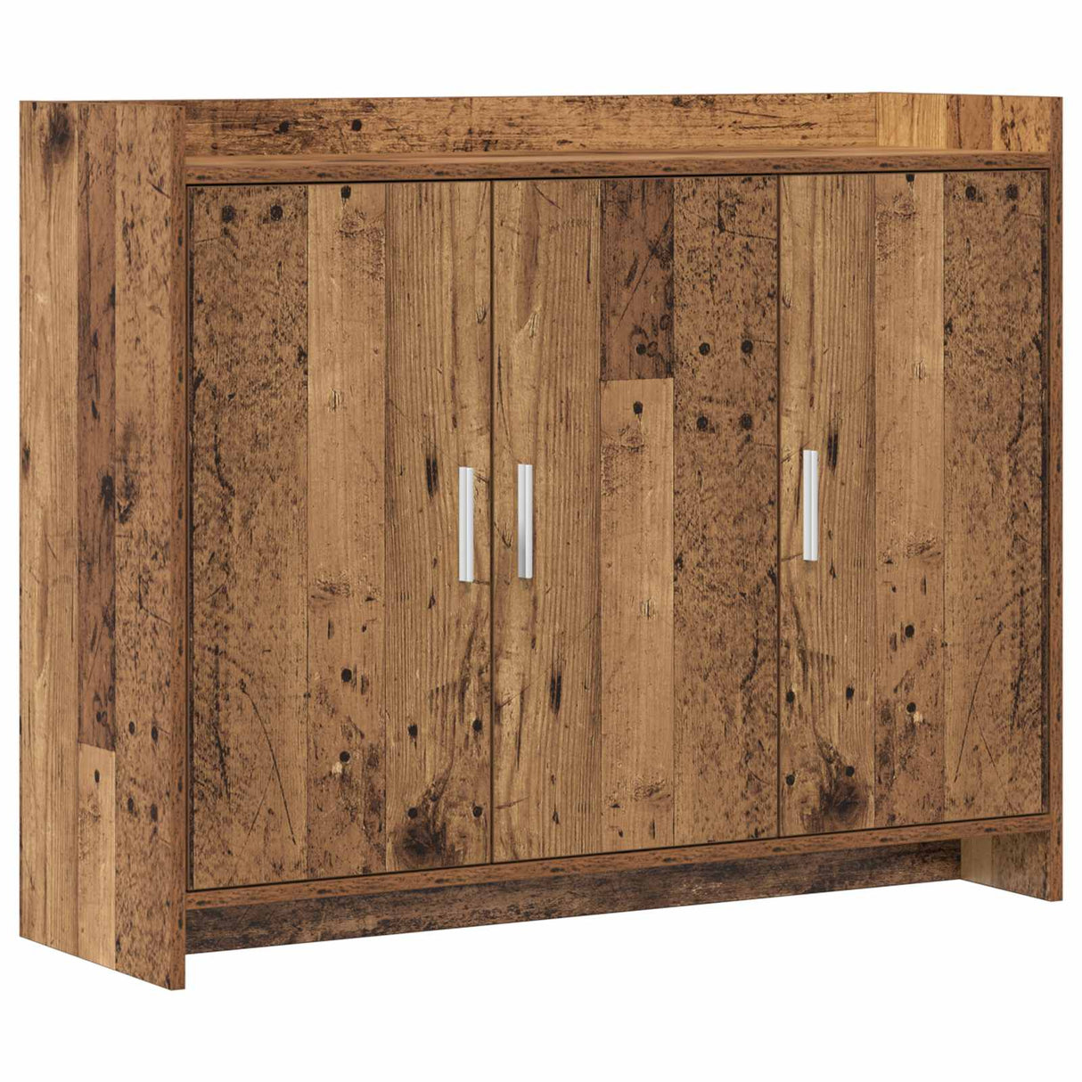 vidaXL Dressoir Wit 98,5 x 33 x 80 cm Bewerkt hout