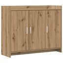 vidaXL Dressoir Wit 98,5 x 33 x 80 cm Bewerkt hout