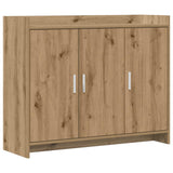 vidaXL Dressoir Wit 98,5 x 33 x 80 cm Bewerkt hout